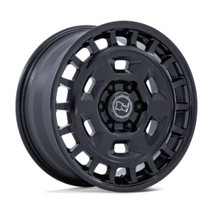 Black Rhino – BR405 ROVER – Black – 18″x8″ 32mm – All weather Wheels – BR405MB18806832